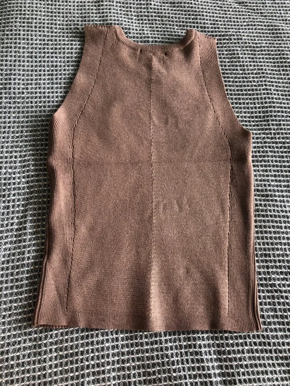 Diesel Rib knit viscose- and polyester-blend tank top - Picture 3 of 8